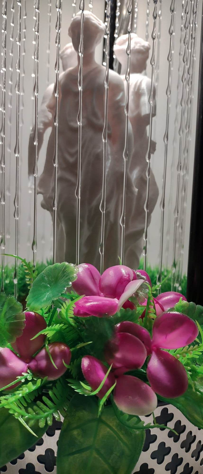 Miniature Modern Black Rain Lamp