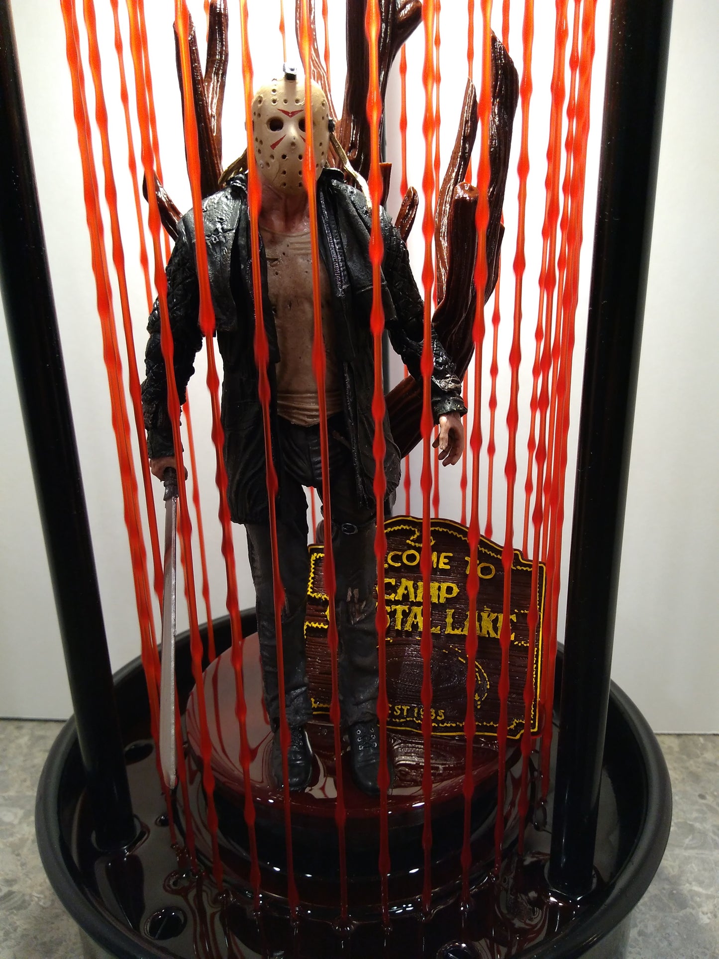 Friday the 13th Jason Black Rain Lamp