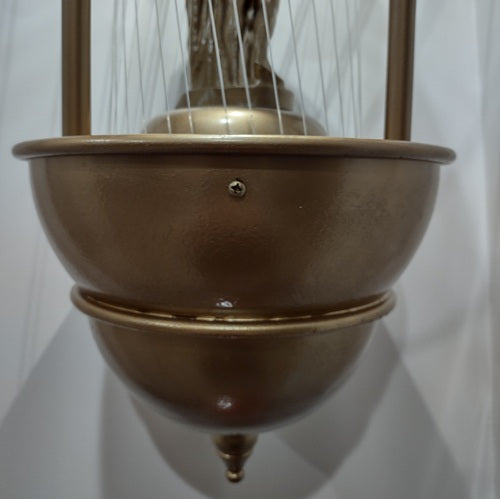 Vintage Double Dome Hanging Rain Oil Lamp